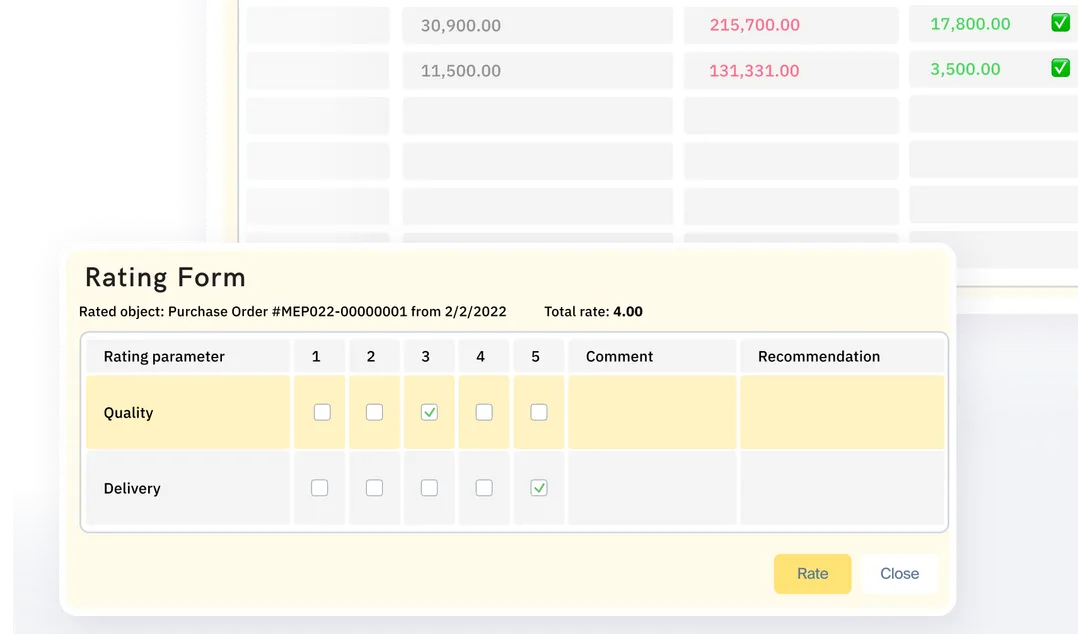 Choose the best vendors for each project