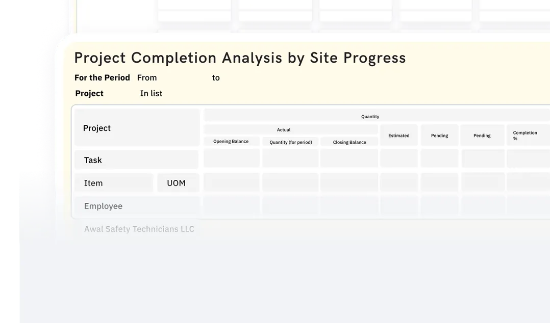 Keep projects on track