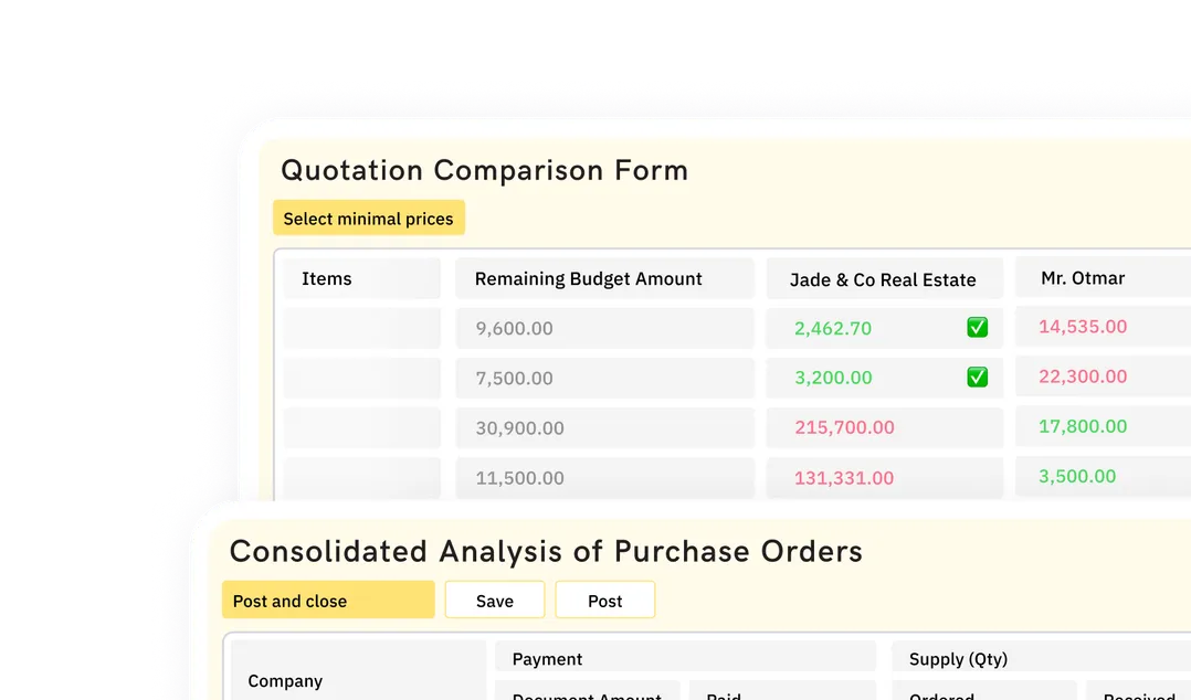 Enable cost efficient purchasing