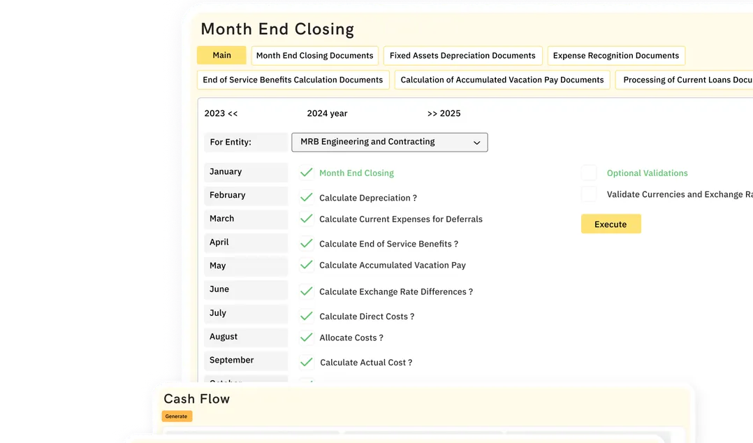 Ensure compliance and financial accuracy