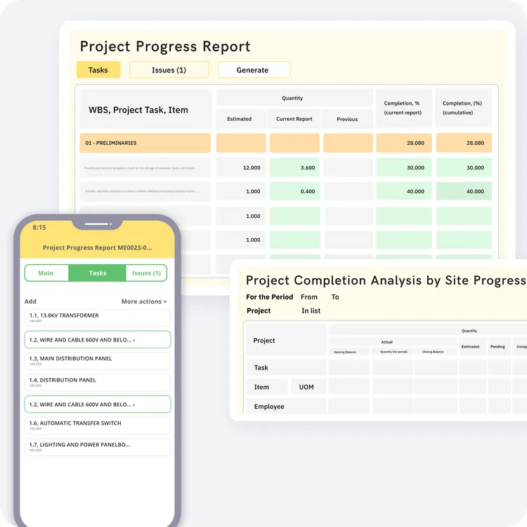 Construction Project Management Software | FirstBit KSA