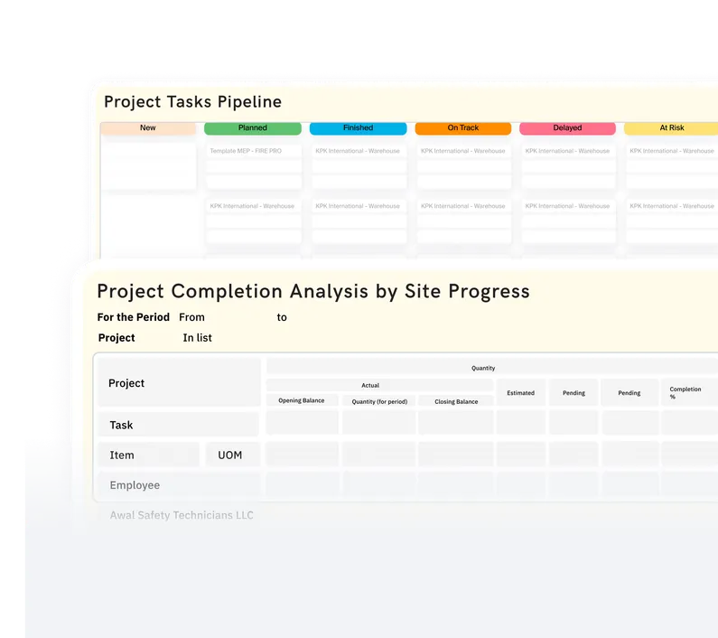 Keep projects on track