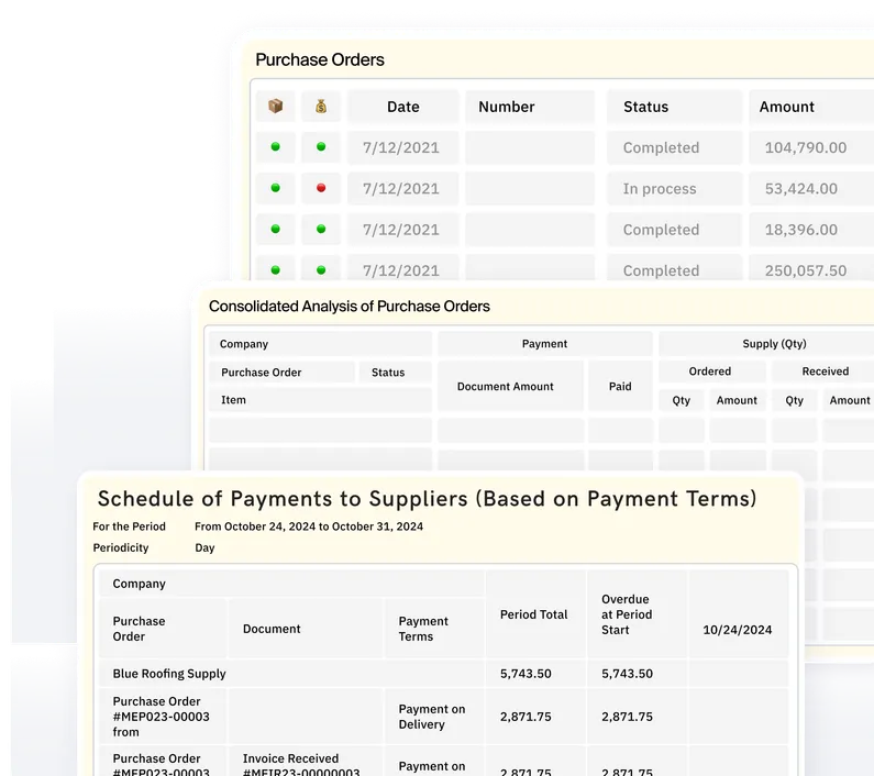 Track procurement expenses and align them with project budgets