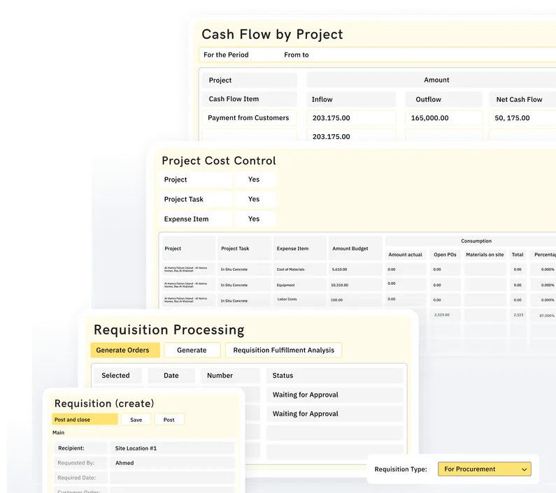 Maintain financial control over your projects
