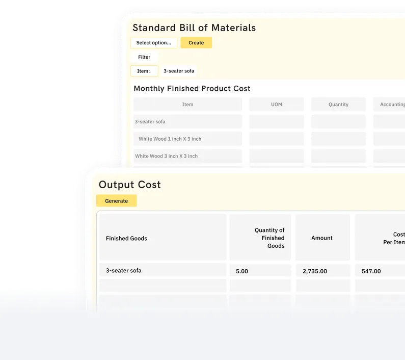 Integrate manufacturing processes